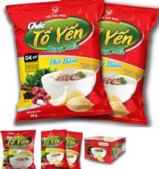 10 gói cháo tổ yến rong biển thịt bằm