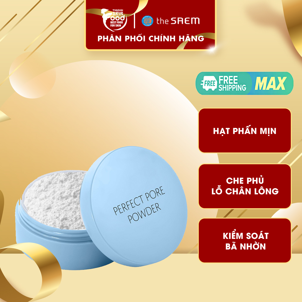 Phấn Phủ Dạng Bột Kiểm Soát Nhờn The Saem Saemmul Perfect Pore Powder 5g
