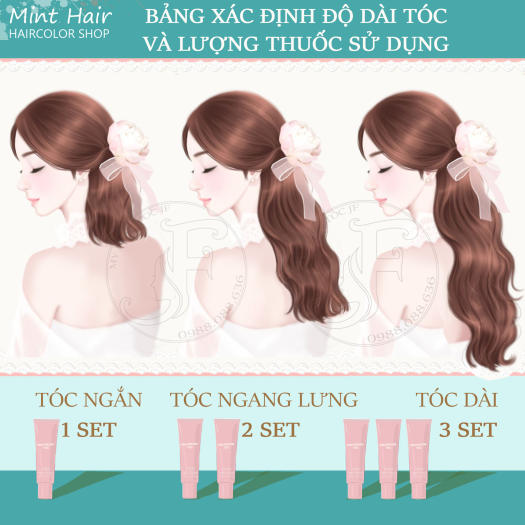 Tuýp nhuộm tóc màu NÂU HỒNG ĐẤT - Nhuộm Nền Nâu Sáng - KHÔNG TẨY-Tặng oxy