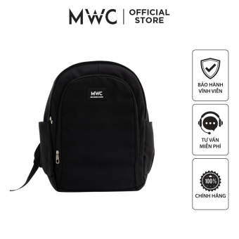 Balo Vải Thời Trang MWC Đi Học Đi Làm Chống Nước Siêu Tiện Lợi Màu Đen Xám Xanh Kem BALO- 18002