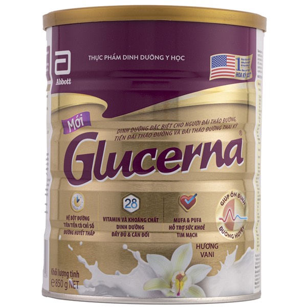 Combo sữa bột glucerna 850gr