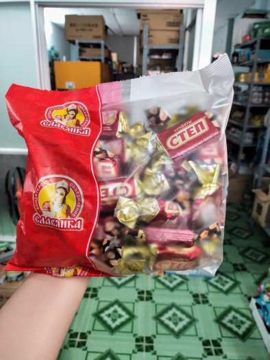 Kẹo Socola Cten Đỏ Nga 500g (Kẹo Chocolate Nga)