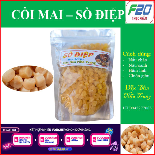 100gr sò điệp - cồi mai khô