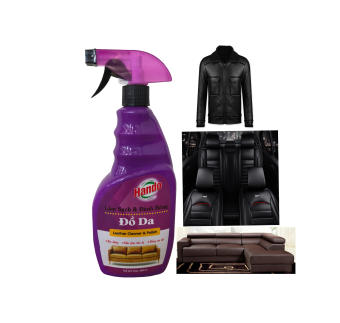 Xịt làm sạch và đánh bóng đồ da 600ml