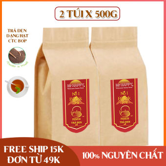 Trà đen (hồng trà) nguyên liệu làm trà sữa, trà chanh, trà mật ong, dạng viên CTC BOP tiết kiệm, giúp thanh nhiệt cơ thể, giảm cân an toàn