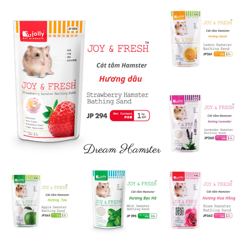  Cát tắm Joy&Fresh  Jolly  cho hamster 