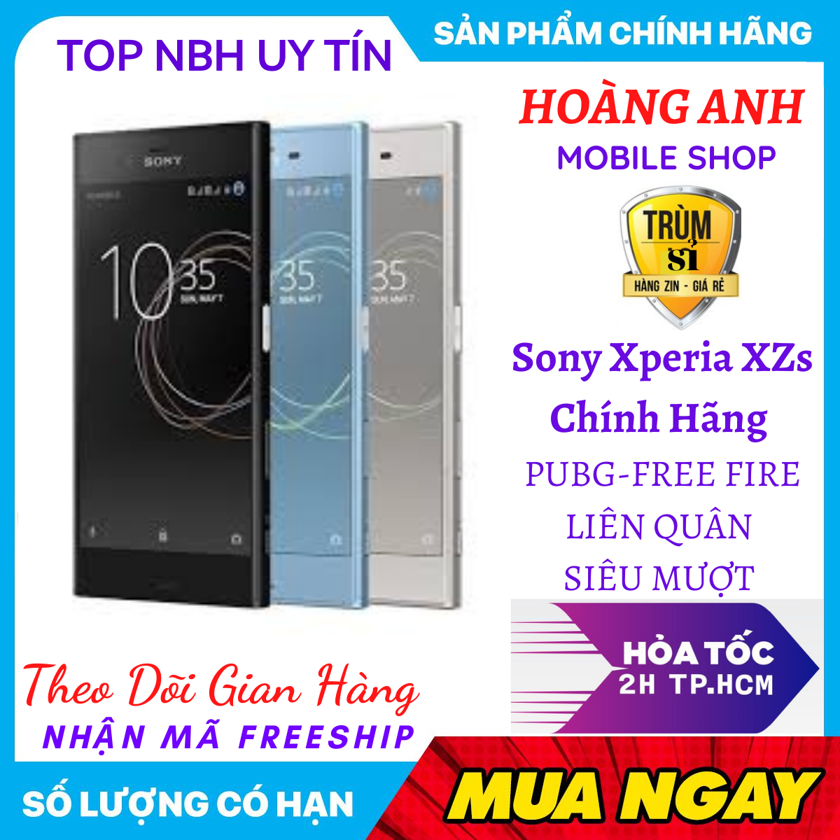 Sony điện thoại sony xperia xzs - sony xzs ram 4g bộ nhớ 64g mới chính hãng- chơi pubg/free fire siêu mượt
