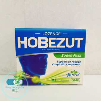 KẸO NGẬM HOBEZUT KHÔNG ĐƯỜNG HỘP 5 VỈ 10 VIÊN