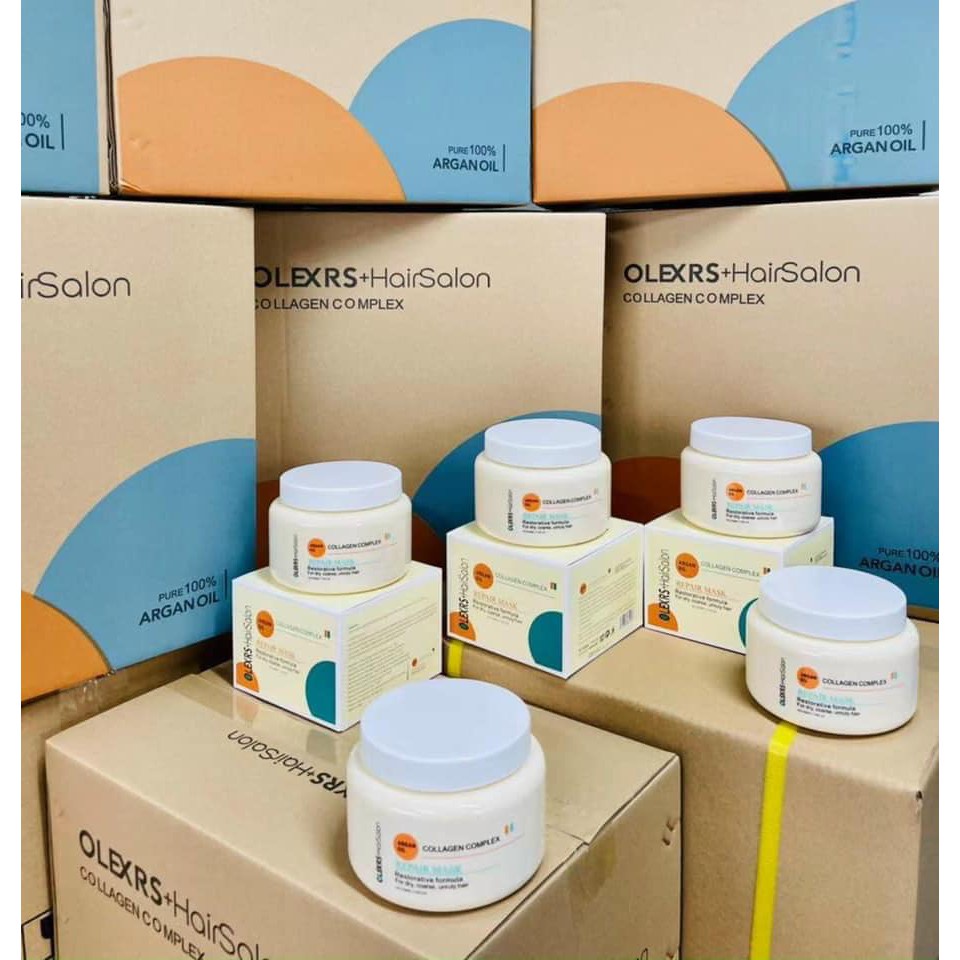 Ủ TÓC OLEXRS HAIR SALON 500ML MỀM MƯỢT PHỤC HỒI TÓC