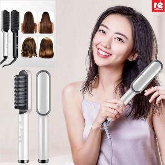 Lược điện chải thẳng tóc, máy duỗi tóc, lược duỗi tóc bằng điện, tiện lợi, nhanh chóng duỗi thẳng tóc, tạo kiểu tóc, an toàn khi sử dụng