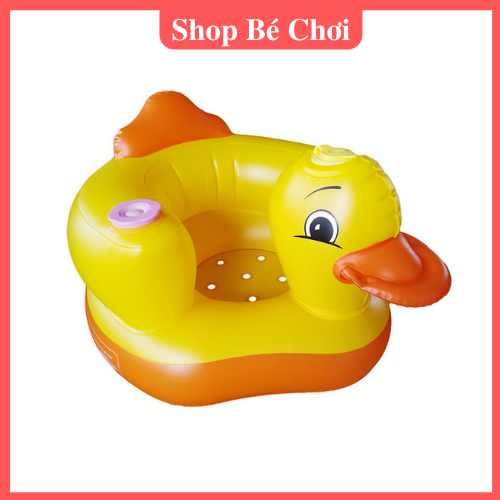 Ghế Hơi Tập Ngồi Hình Vịt Dễ Thương Cho Bé