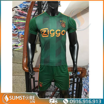 Áo Bóng Đá CLB Ajax Amsterdam Xanh Rêu - Bộ Đồ Đá Banh 2020 2021