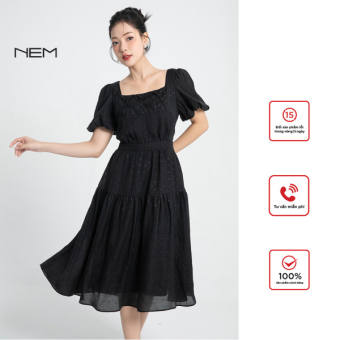 Đầm công sở NEM Fashion tay ngắn D41182