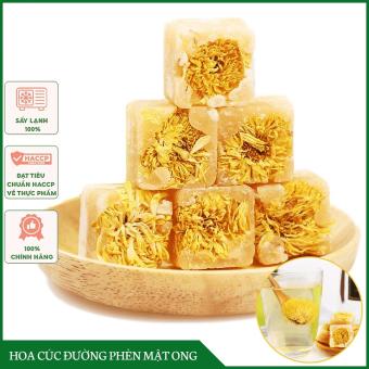 1 viên trà hoa cúc đường phèn mật ong LADOGA Organic