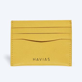 Ví Da Mini Havias Pie Vàng Gold