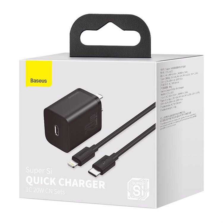 Củ sạc nhanh 20W hỗ trợ sạc nhanh Q3.0 cho iphone chính hãng Baseus