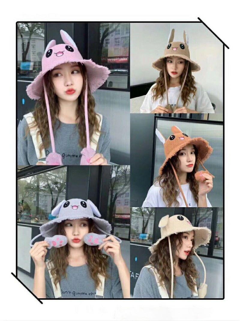 Nón tai thỏ giật, Mũ giật tai thỏ cho bé