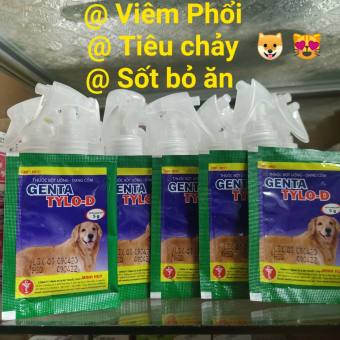 5 Gói Genta Tylo D 5Gr - Sốt Bỏ Ăn Chó