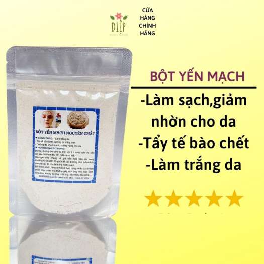 Bột yến mạch nguyên chất đắp mặt
