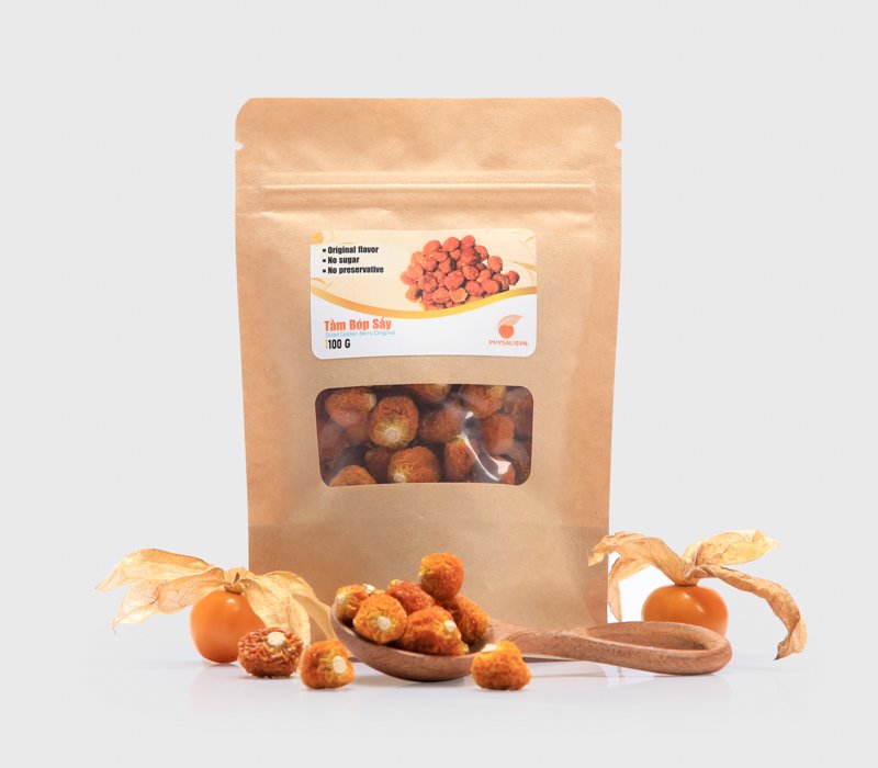 Trái Tầm Bóp sấy khô nguyên vị - Dried Golden berry 100g