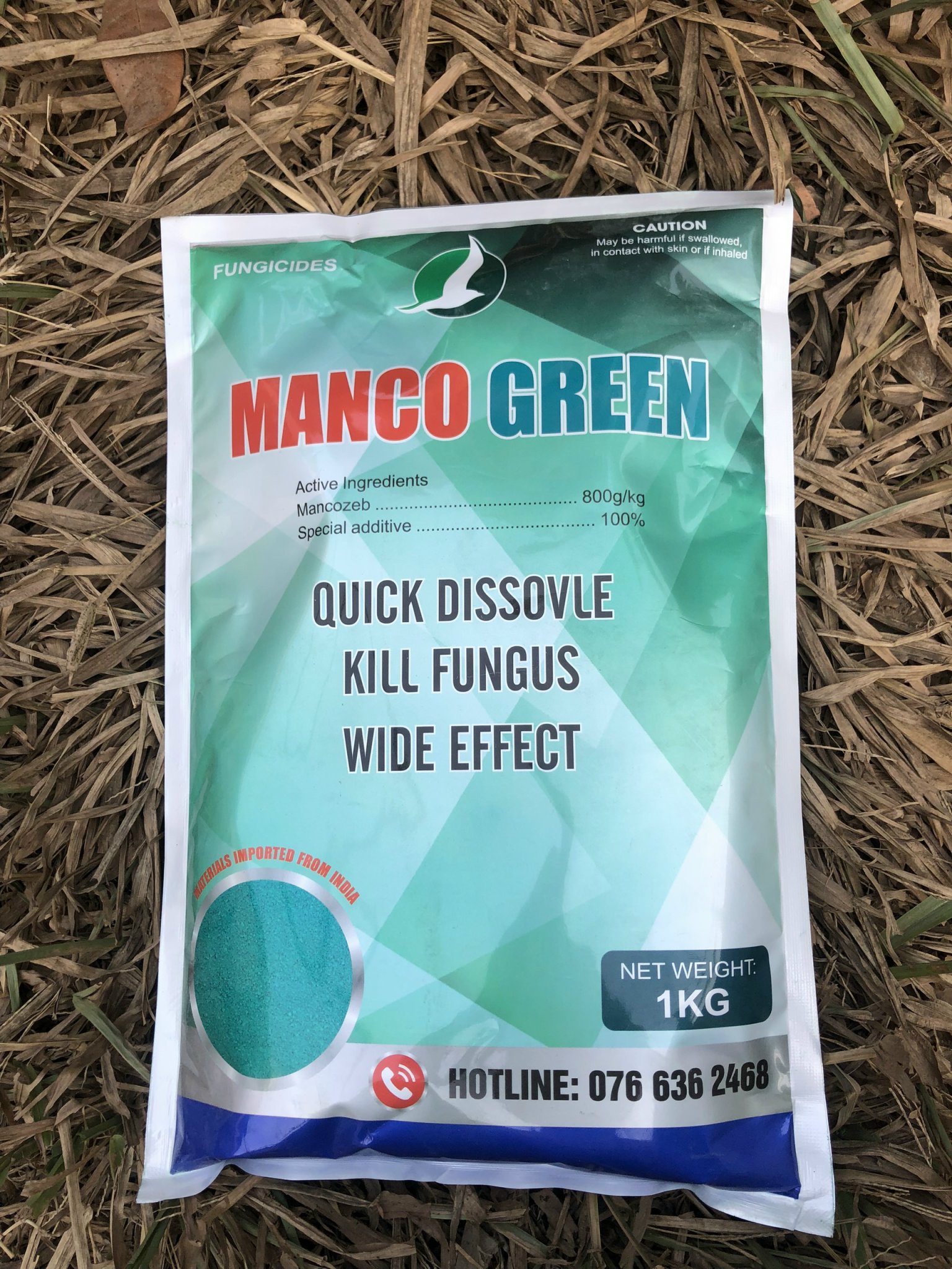 Thuốc trừ bệnh mancozed xanh 1kg - vàng lá, thán thư