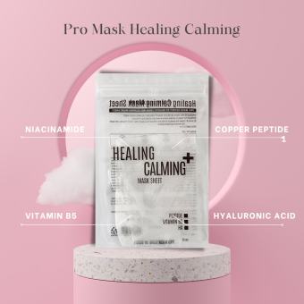 Pro Mask Healing Calming siêu mặt nạ phục hồi và dưỡng da trong spa ,clinic sau các liệu trình lăn kim treatment peel da