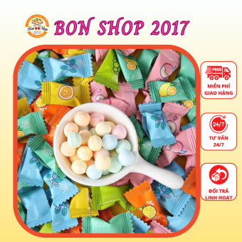 500G KẸO NGẬM HOA QUẢ TRÁI CÂY ĐỦ VỊ SIÊU HOT