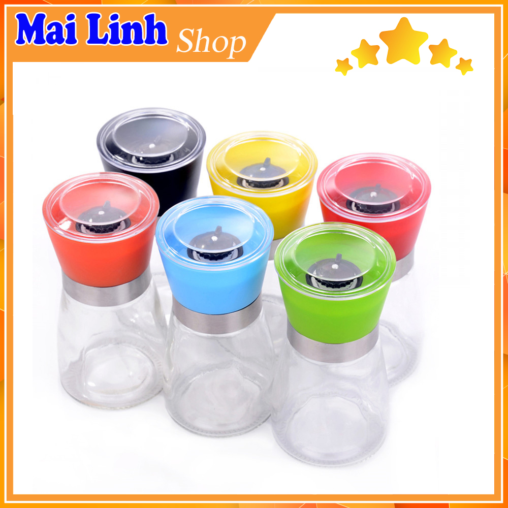 [HCM]Dụng Cụ Đựng Và Xay Tiêu - Xay Hạt Tiêu - Xay Muối – Điều Chỉnh Mức Xay To Nhỏ Tiện Dụng