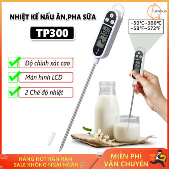 Que đo nhiệt độ, Que thử nhiệt độ sữa, Nhiệt kế nấu ăn, pha sữa TP300 cao cấp-phiên bản mới của KT300 kiểm soát nhiệt độ chính xác, dễ dàng sử dụng, đo chính xác trong 3 giây. Bảo hành uy tín