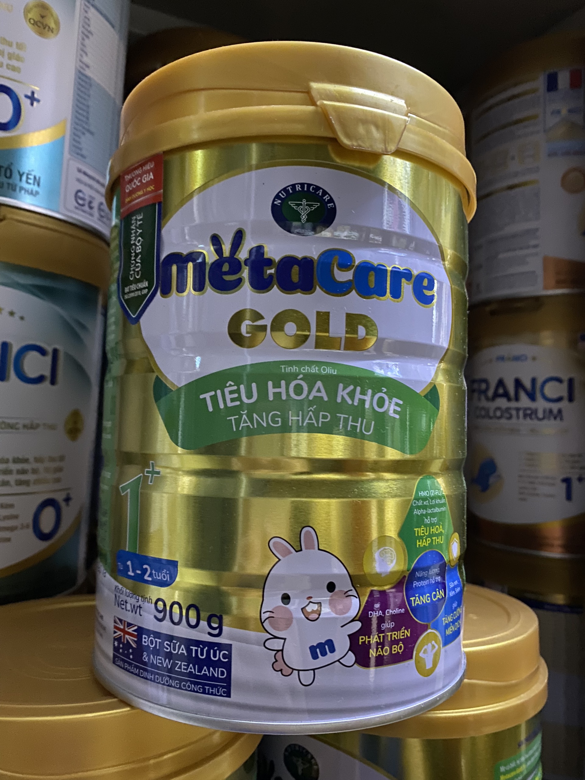 Sữa bột metacare gold 1+ 900g