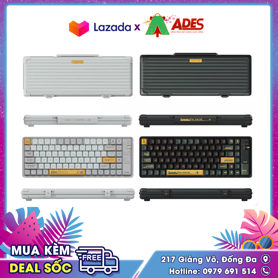 Bàn Phím Lofree Wanderfree - Hàng Chính Hãng - Bảo hành 12 Tháng - NEW 2021