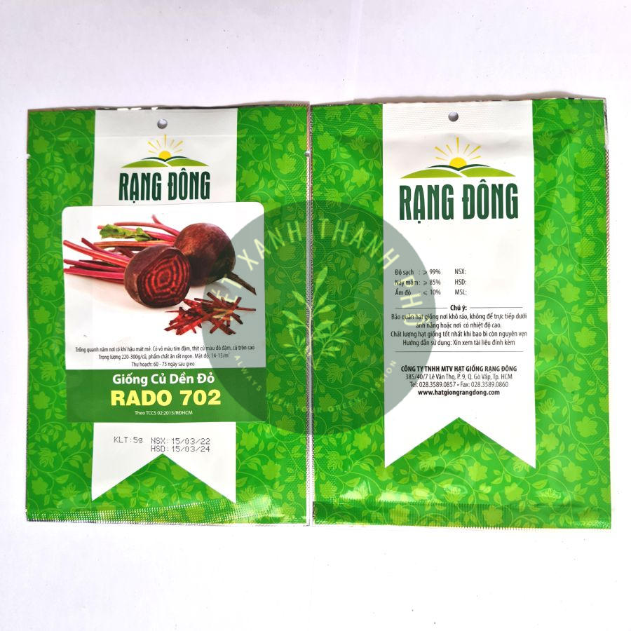Hạt giống Củ Dền Đỏ 5gr dinh dưỡng, dễ trồng