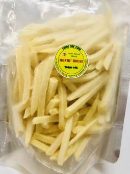 500g khoai tây làm khoai tây chiên giòn ngon