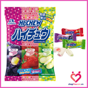 Kẹo mềm hương trái cây cho bé Morinaga kẹo dẻo trái cây đủ loại nội địa Nhật [DATE T9/2023]