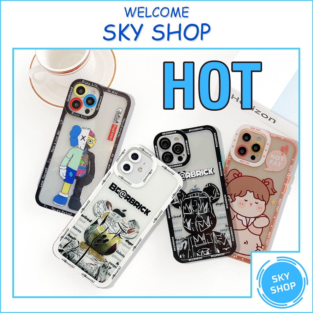 Ốp lưng iphone vuông viền bảo vệ camera 6/6plus/6s/6splus/7/7plus/8/8plus/x/xr/xs/11/12/pro/max/plus/promax