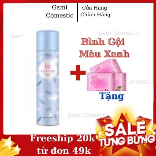 Dầu Gội Khô ISSY Xịt Tóc Khô Kiwi, Hết Bết, Dầu Gội Khô Giúp Mang Lại Độ Tơi Phồng Cho Tóc -  Bình Xịt Gội Tóc Khô Không Cần Nước, Hàng Nội Địa Trung, Đủ 4 Mùi Hương - Màu Xanh- Tặng  Mặt Nạ Dưỡng Môi