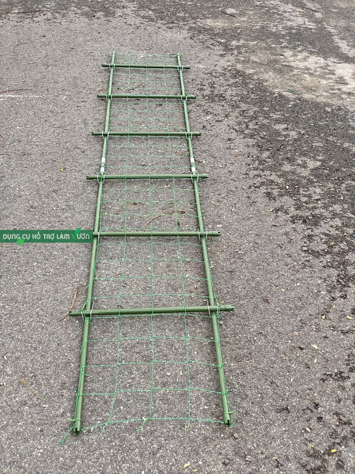 Giàn leo rộng 50cm cao 300cm ống thép bọc nhựa phi 16