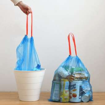 CUỘN TÚI RÁC SINH HỌC CÓ DÂY RÚT 45 x 50CM