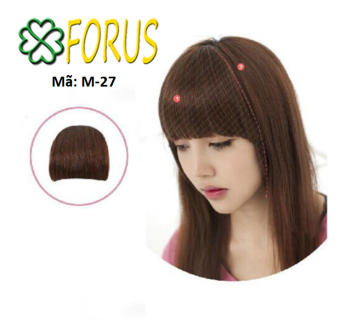 Tóc giả mái dầy ngang, tóc mái dầy ngang M27, tóc giả nữ