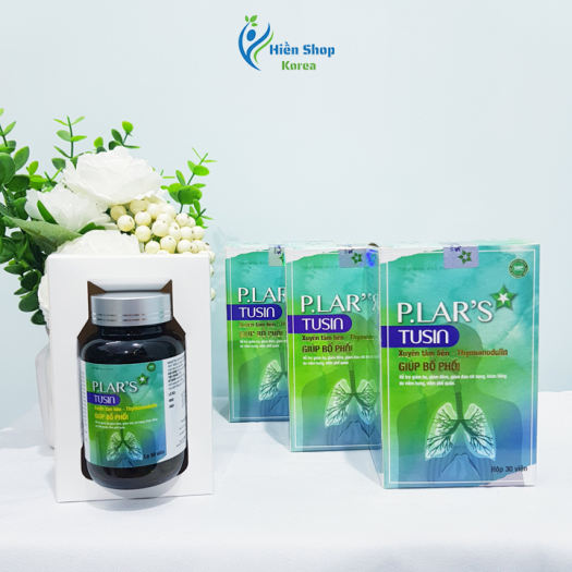Bổ phổi xuyên tâm liên, thymomodulin P.lar’s Tusin hỗ trợ giảm ho, đờm, giảm đau rát họng, viêm phế quản