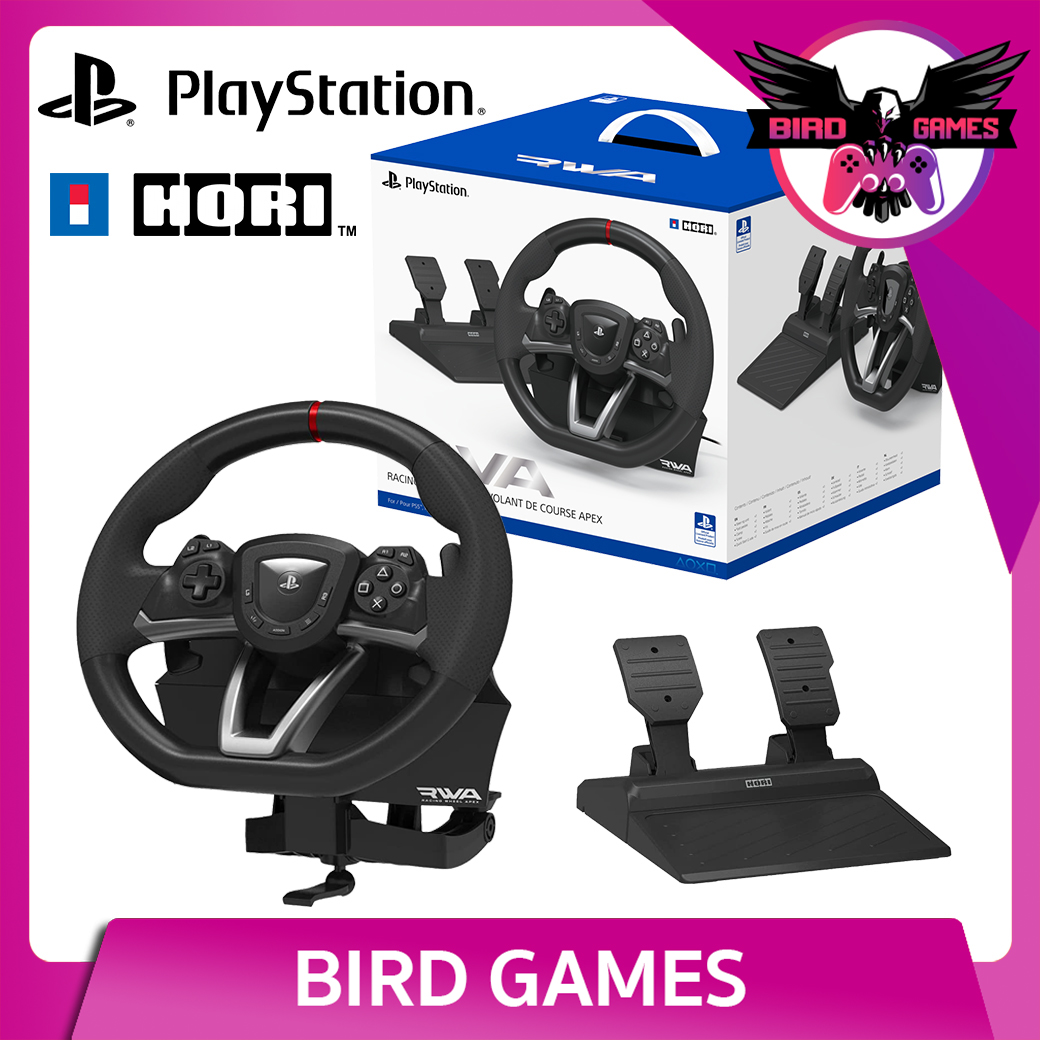 Hori Racing Wheel APEX ใช้กับ ps5, ps4 และ PC [จอยพวงมาลัย] [พวงมาลัย] [พวงมาลัยรถ] [Ps4 Ps5] ราคา 7,490 บาท*ส่งฟรี