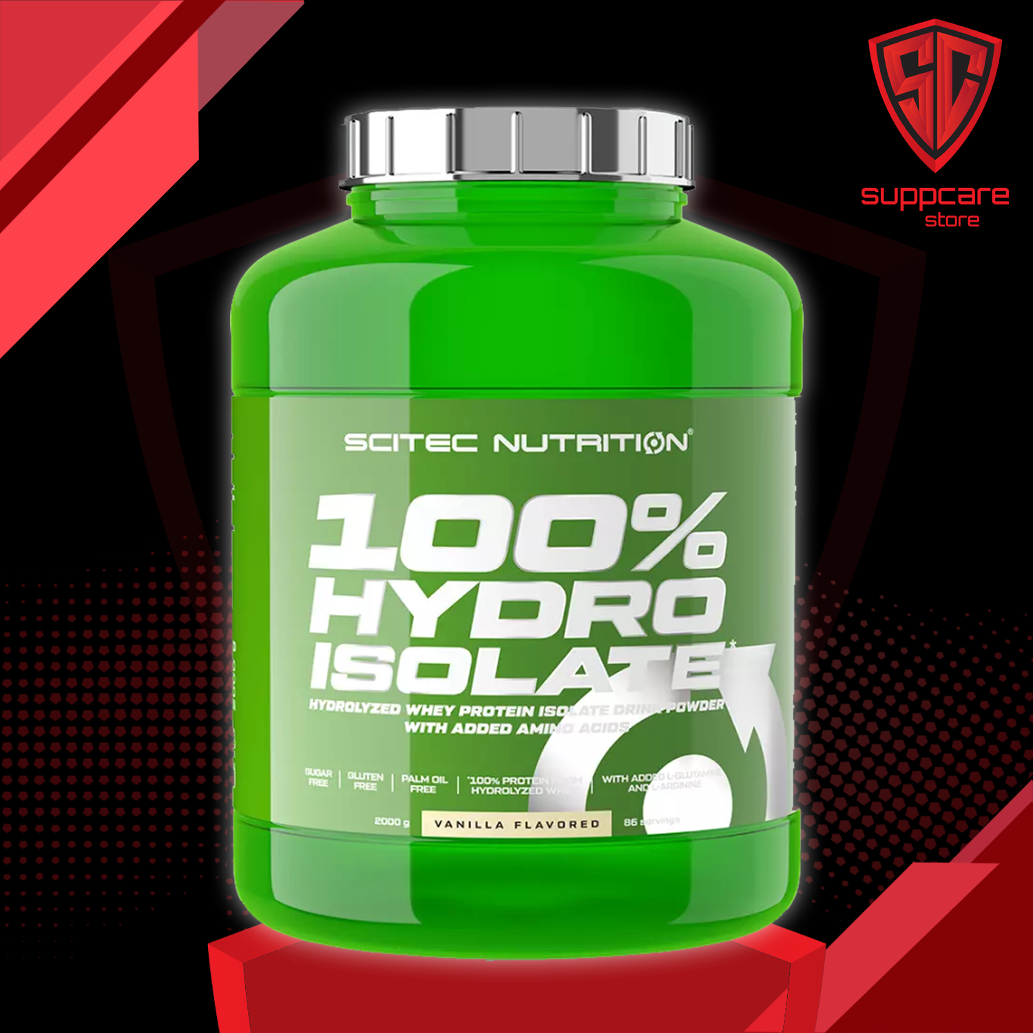 Whey | scitec nutrition 100% hydro isolate - sữa tăng cơ thủy phân 2000g - chính hãng