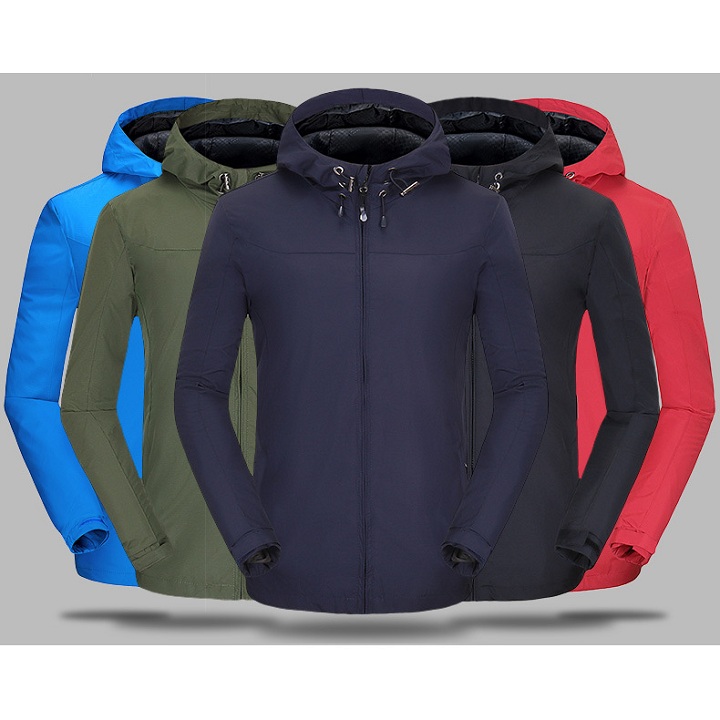 Áo khoác gió chống nước đa năng - áo khoác đi mưa