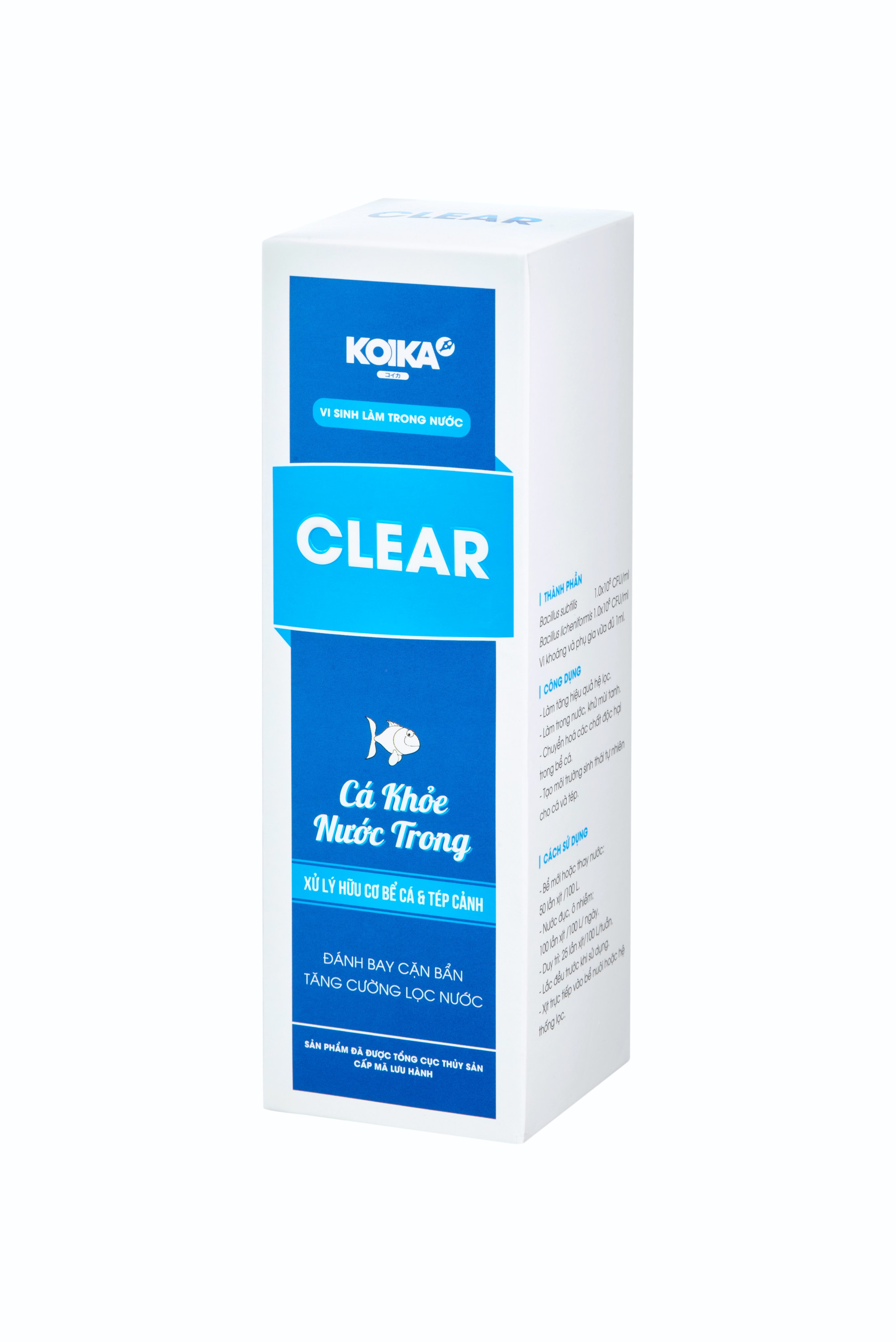 KoiKa Clear Vi sinh làm trong nước cho hồ cá và tép cảnh