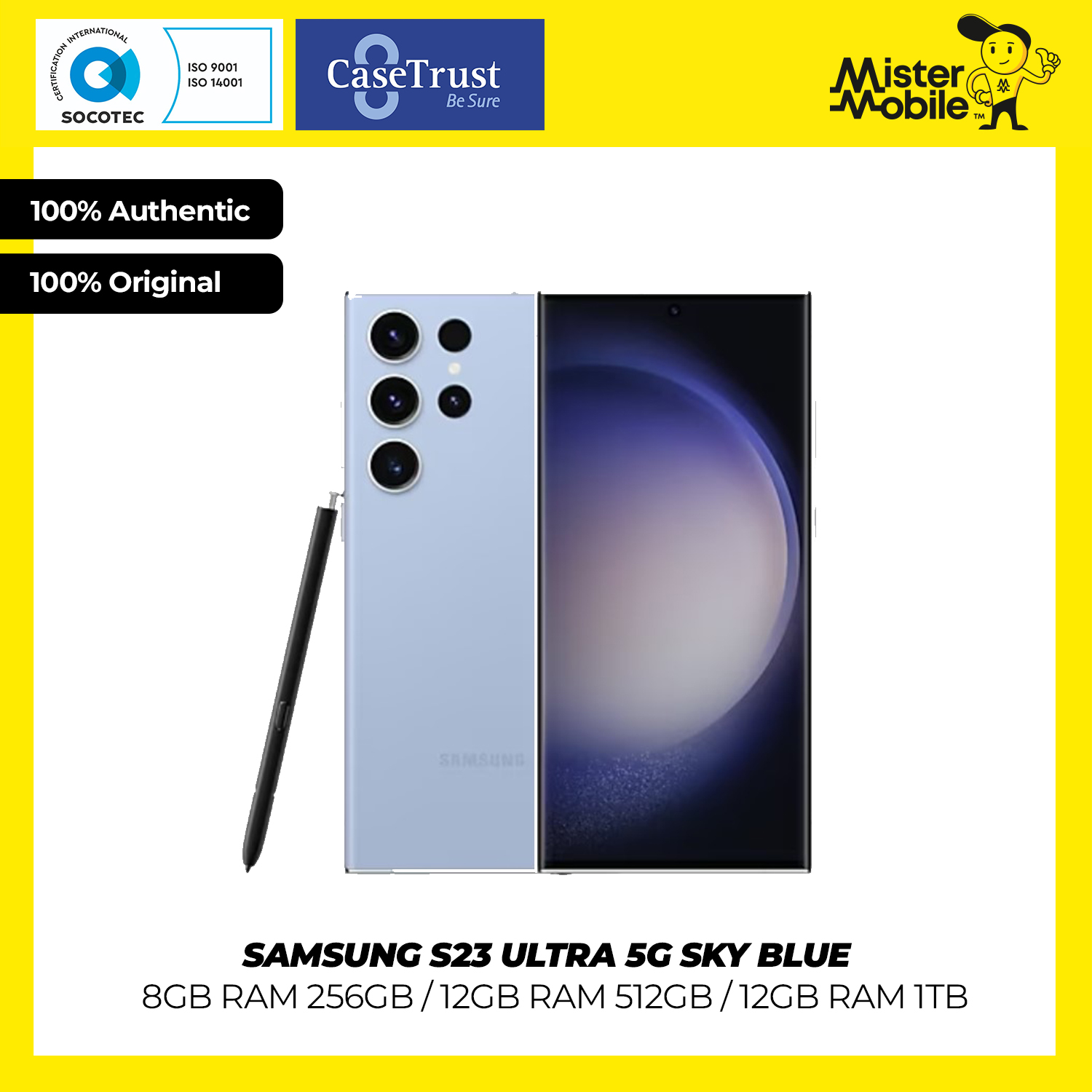 Samsung S23 Ultra 5G 256GB 512GB 1TB | 1 Year Samsung Warranty | SG Local Set l Snapdragon Processor