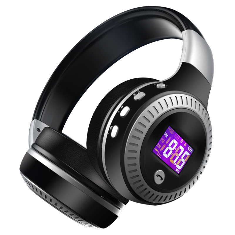Zealot b19 tai nghe không dây bluetooth bass stereo tai nghe thẻ tf mp3 nghe đài fm nghe có micro