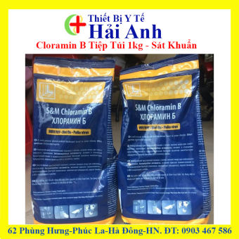 Cloramin B Tiệp Túi 1kg - Sát Khuẩn, Khử Trùng Và Diệt Khuẩn