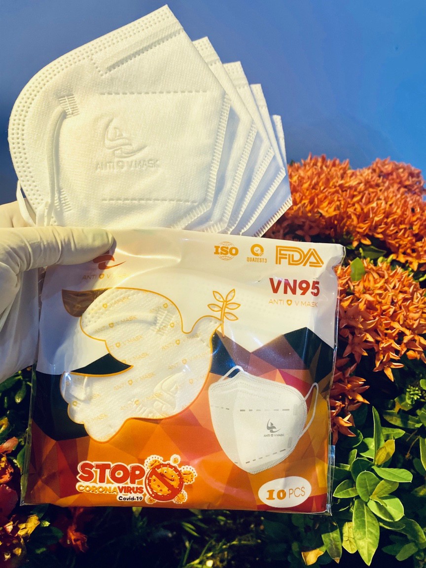 Combo 30 cái khẩu trang N95 PT 5 lớp kháng khuẩn chính hãng công ty