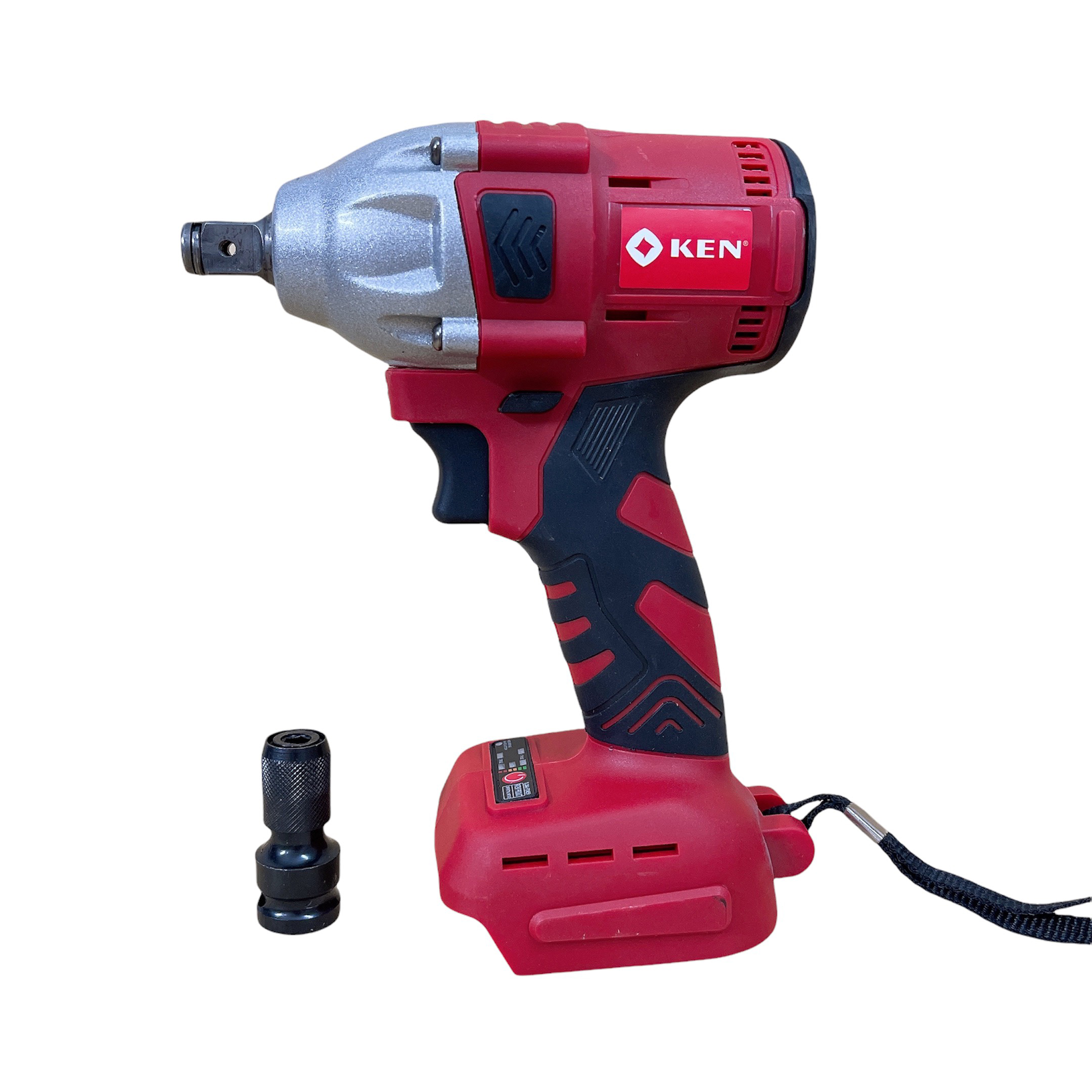 Thân máy siết bulong Ken, không chổi than, đầu 2 trong 1, 100% dây đồng Chức năng: Siết mở bulong, khoan, bắt vít, bắn tôn... Đầu bulong 2 TRONG 1