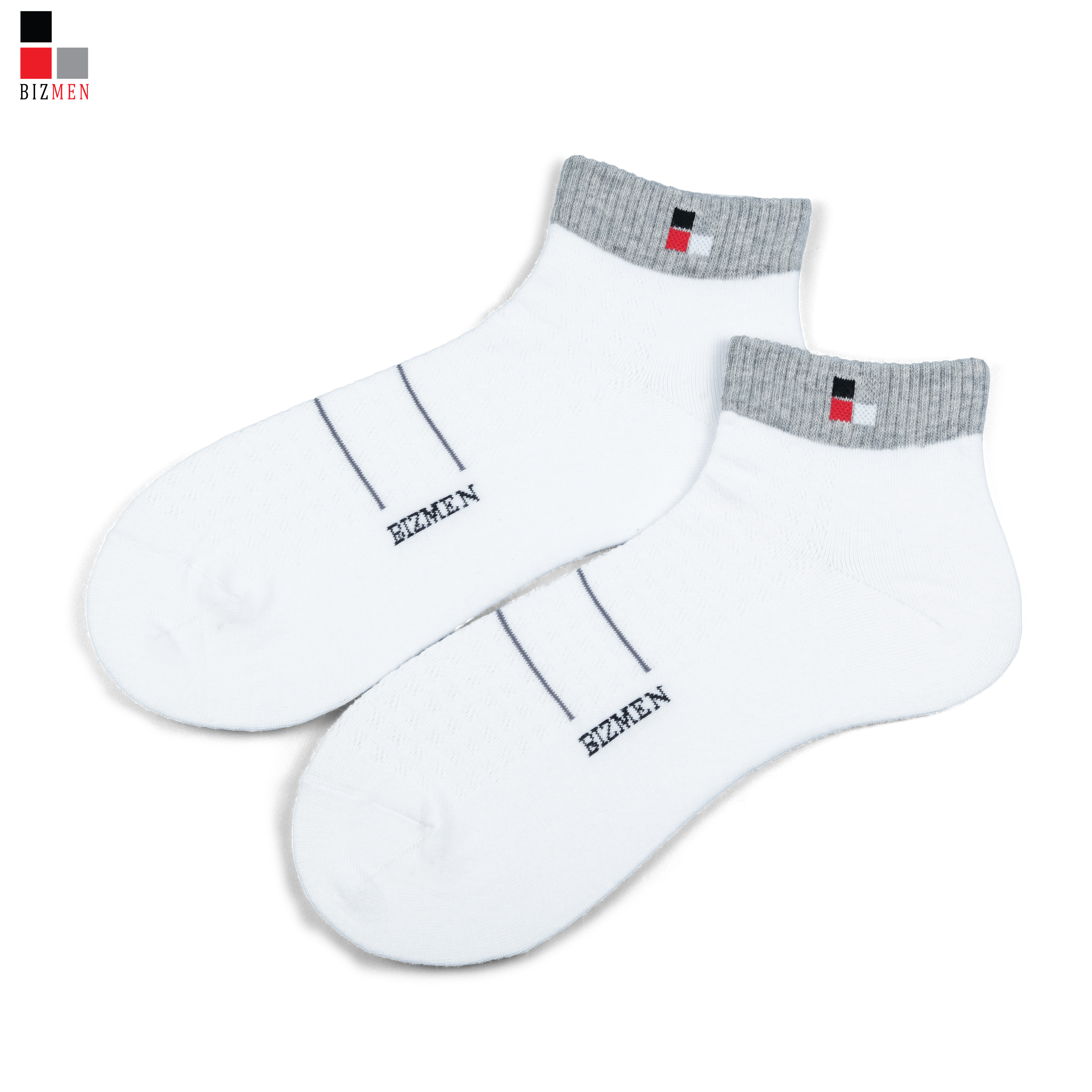  Tất Vớ Nam Cổ Trung Công Sở Thể Thao Kháng Khuẩn Khử Mùi Bizmen - CSP.08 